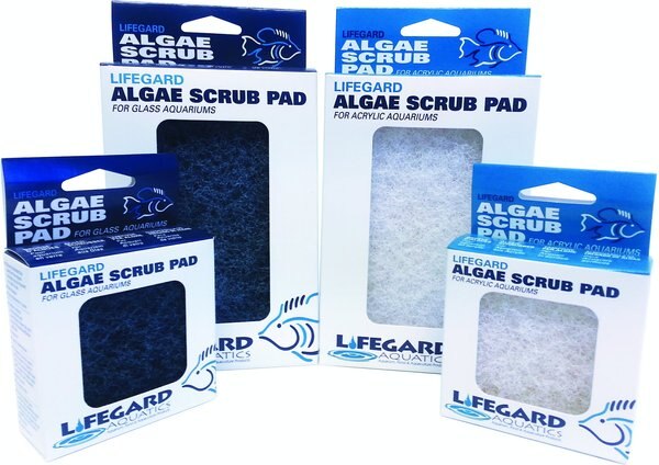 Lifegard Aquatics Glass Aquarium Algae Pad， Blue