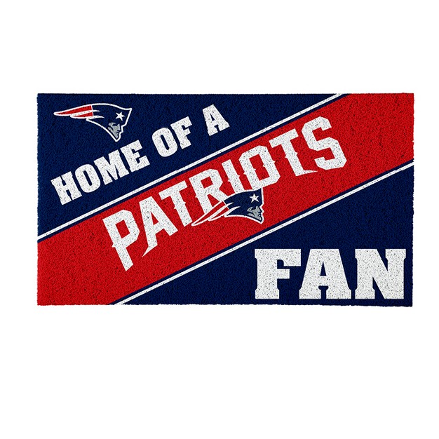 Evergreen New England Patriots Team Turf Mat 28 X 16 Inches Indoor Outdoor Doormat