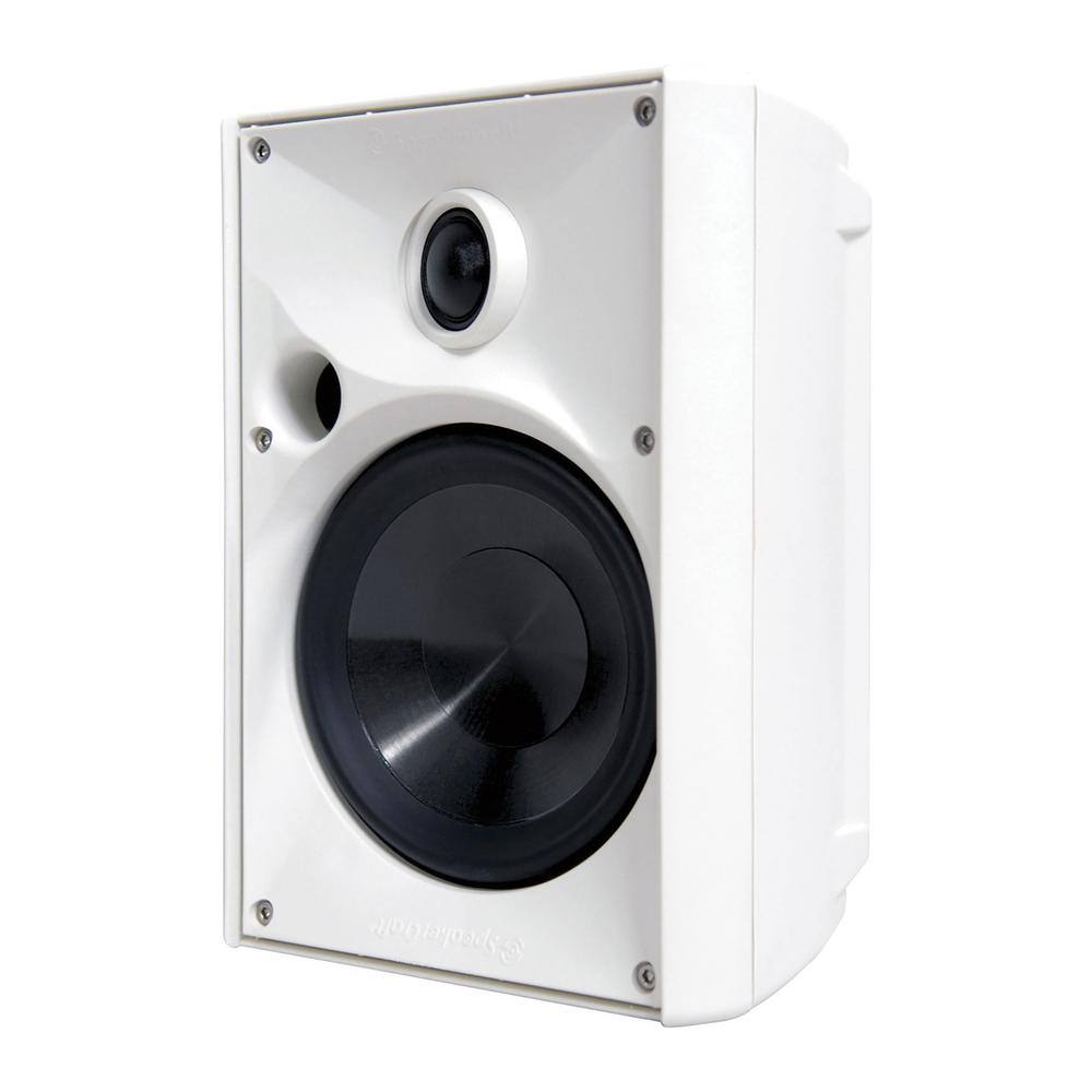 100-Watt Outdoor Speaker 5-14 in. Woofer with Rubber Surround Timbre-matched to all One-Series Speakers (White) ASM80511