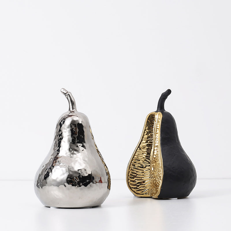 Black Pear Ornament -B Fa-D21088B