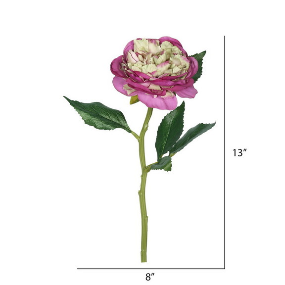 Vickerman 13 Peony Rose Stem 6/pk