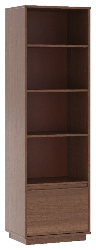 Home Square 3 Piece Set with Bookcase  ampOne Drawer Bookcase  ampMedia Console   Entertainment Centers And Tv Stands   by Homesquare  Houzz