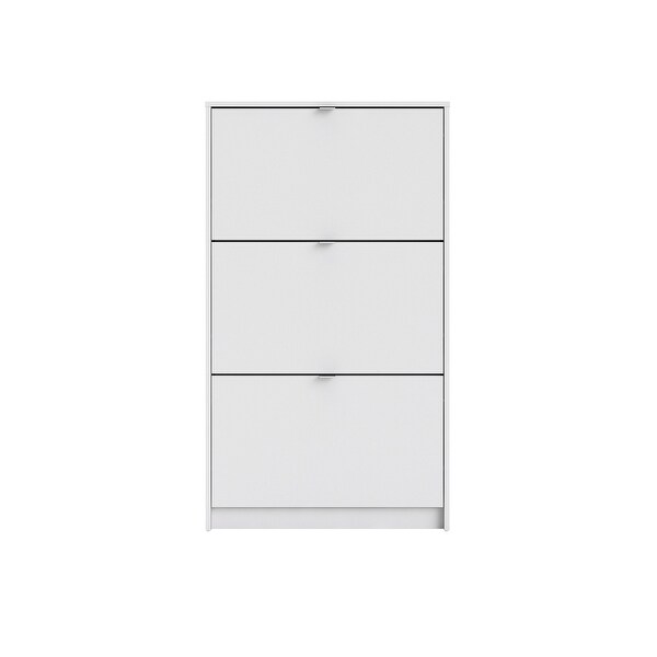 Porch and Den Cambria 3-drawer Shoe Cabinet - - 28639729