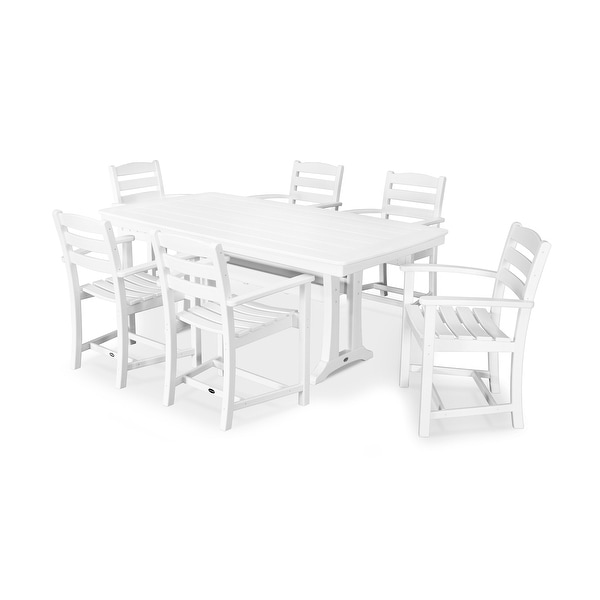 POLYWOOD 7 Piece La Casa Arm Chair Dining Set