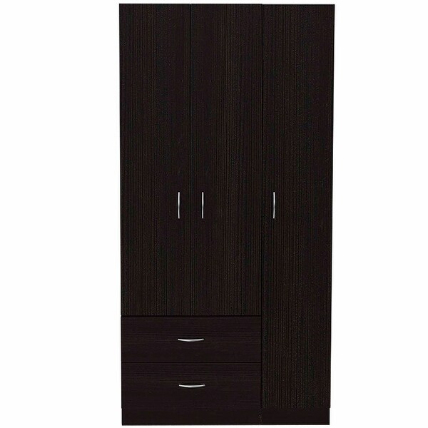 2-Drawer and 3-Door Armoire - - 37279328