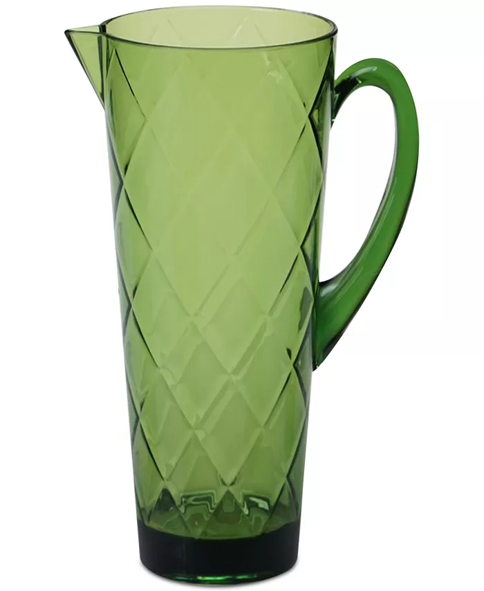 Certified International Green Diamond Acrylic 5-Pc. Drinkware Set