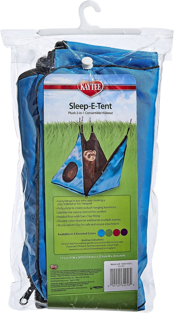 Kaytee Sleep-E-Tent Convertible Small Pet Hideout