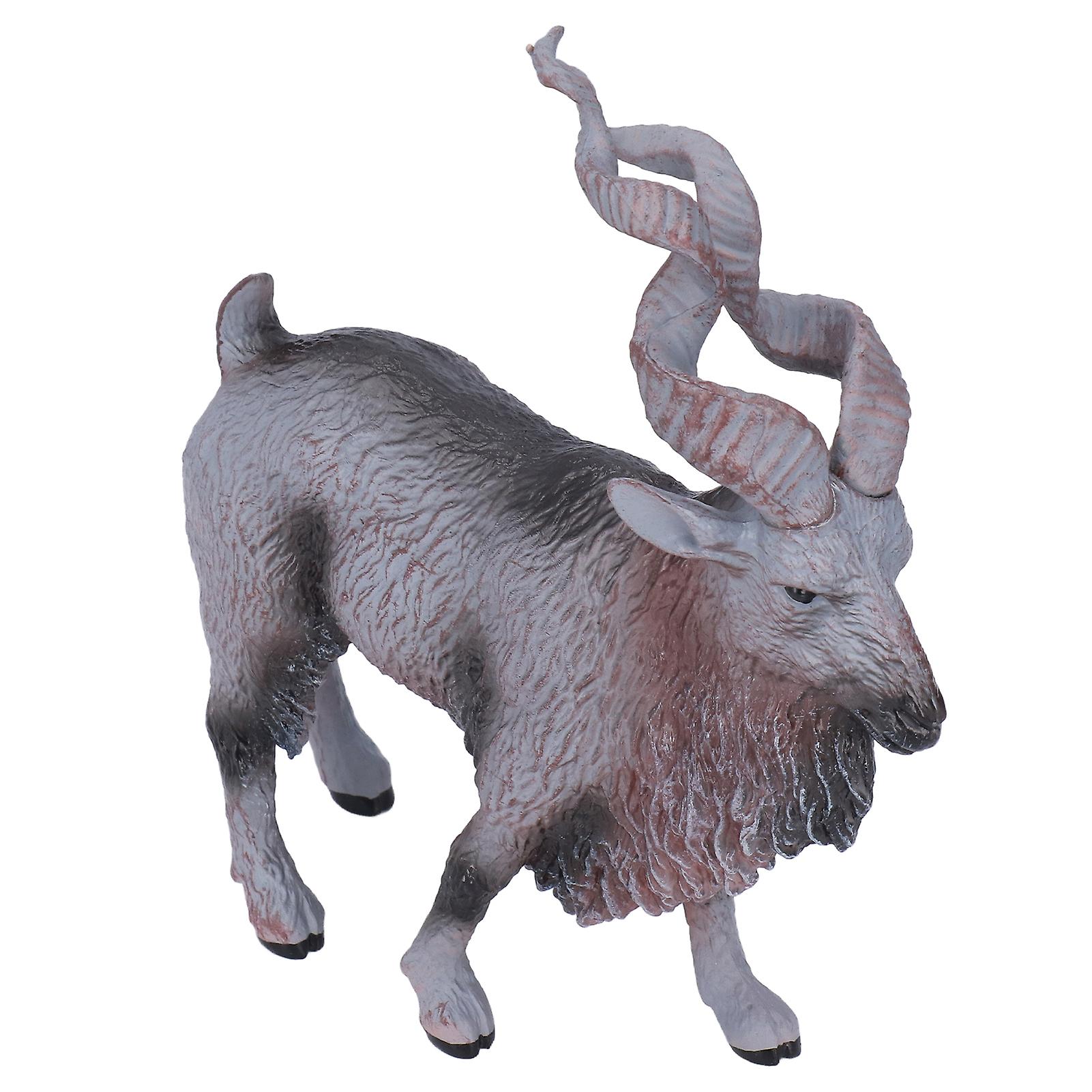 Animals Figurines Toy Realistic Miniature Wild Animal Toys Plastic Wild Forest Animals Markhor For Kids Children Toddlers