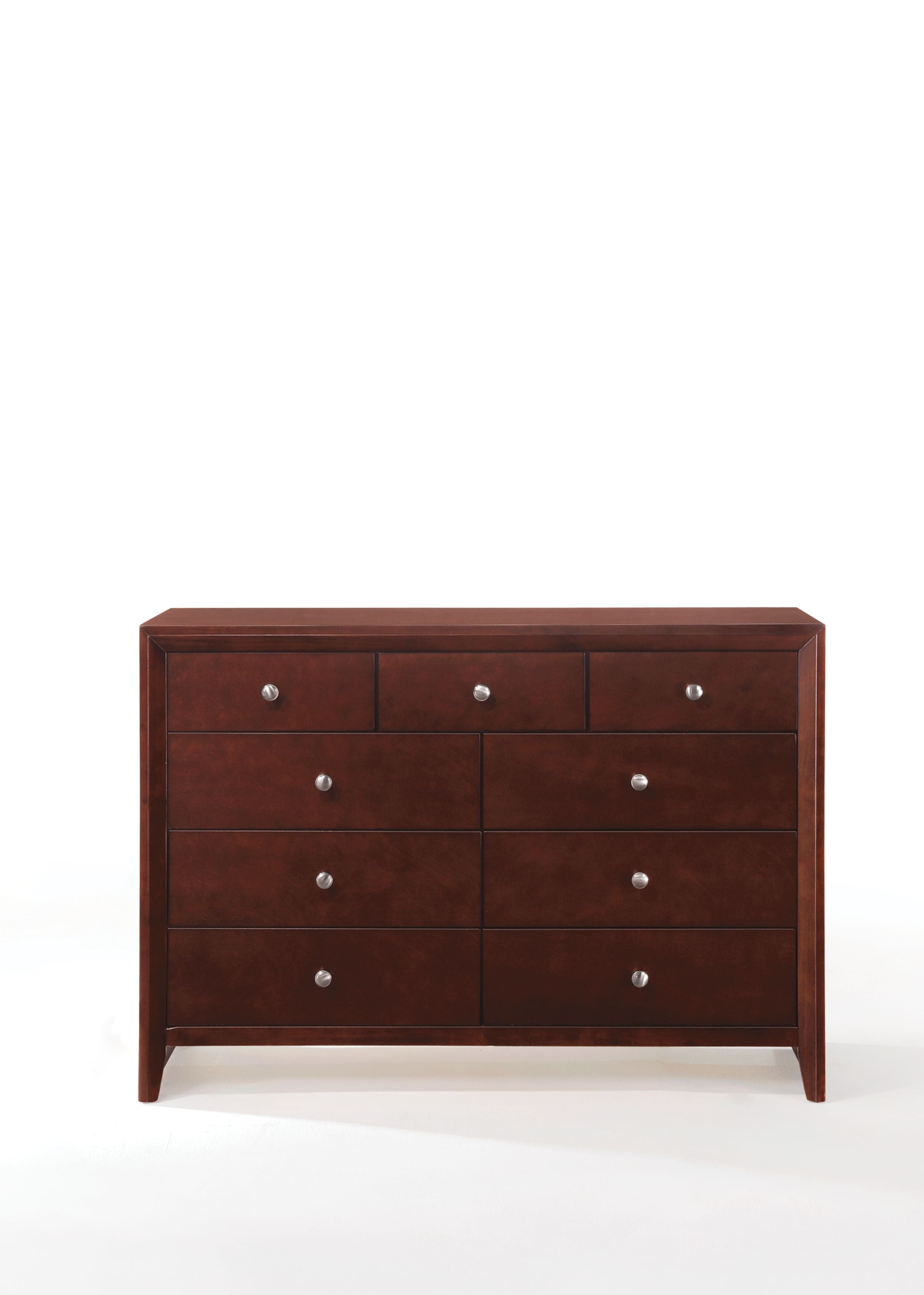 Acme Furniture Ilana Brown Cherry Dresser with Nine Drawers