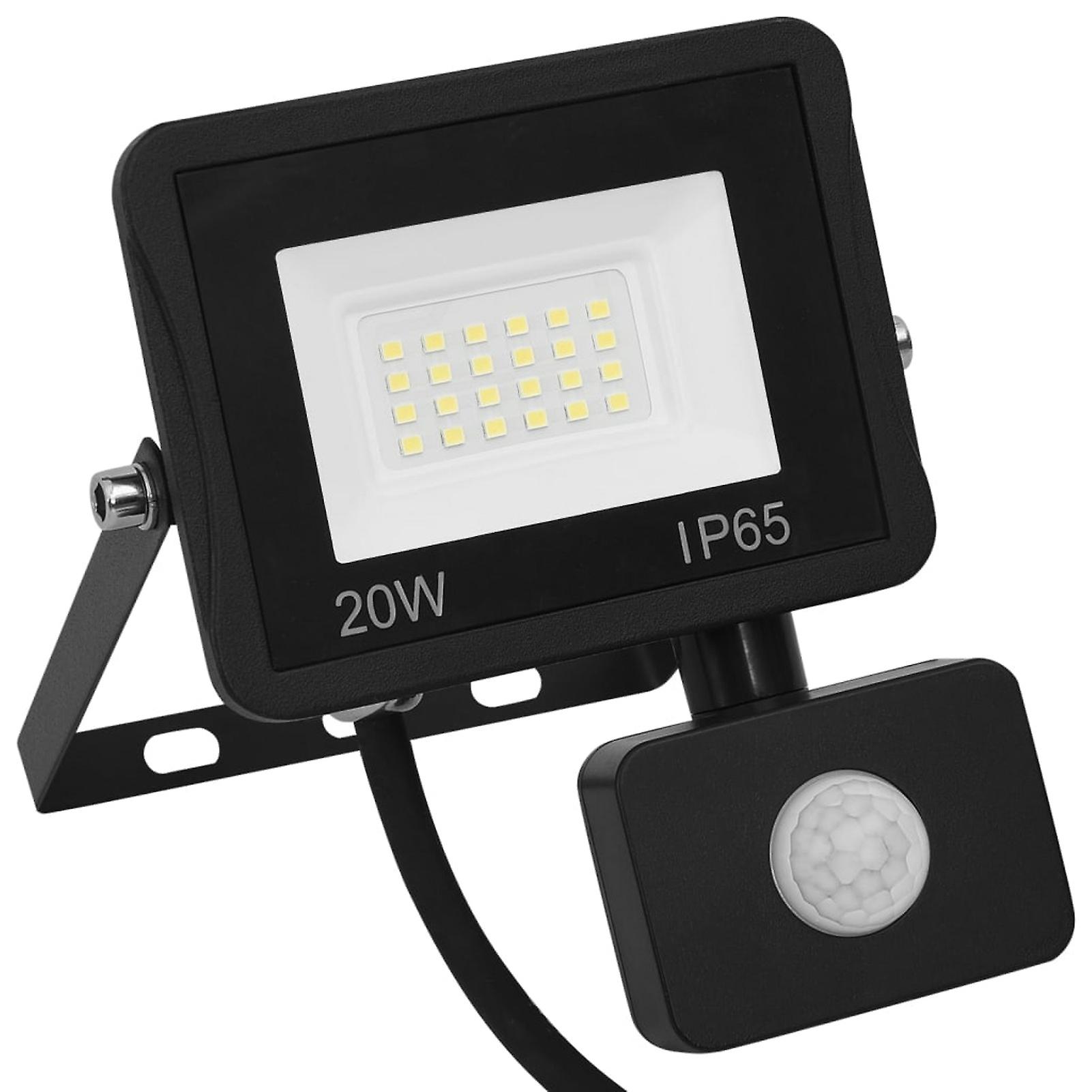 Led Floodlight With Sensor 20 W Warm White No.179565