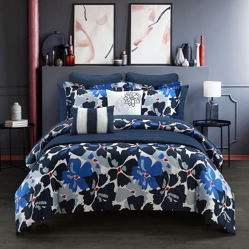 Chic Home Malea Comforter Set with Coordinating Throw Pillows