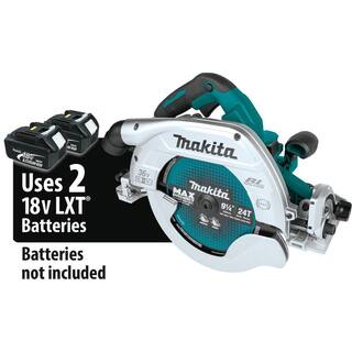 Makita 18V x2 LXT Lithium-Ion (36V) Brushless Cordless 9-14 in. Circular Saw wGuide Rail Compatible Base (Tool Only) XSH10Z