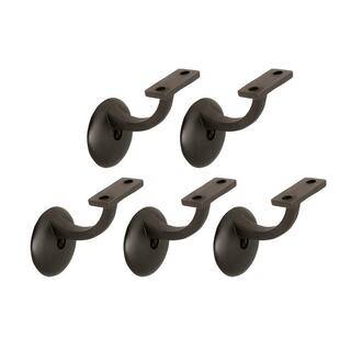 Design House Oil Rubbed Bronze Jumbo Handrail Bracket (5-Pack) 182048