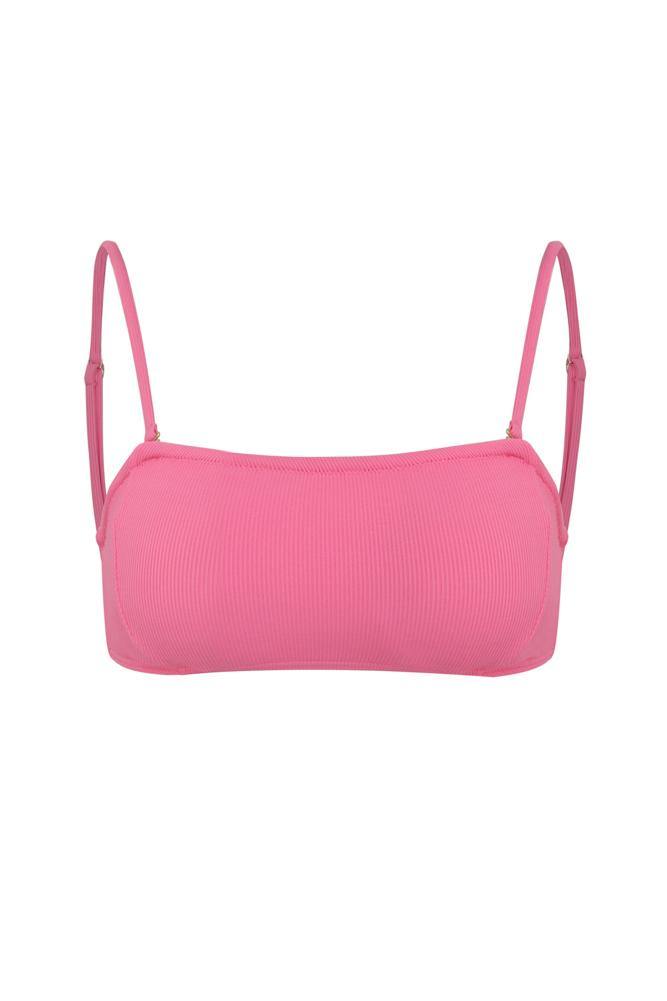 HELLO MOLLY Coconut Grove Swim Top Pink