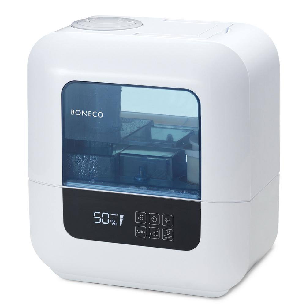 BONECO 4 Gal. 1000 sq. ft. Quiet Ultrasonic Variable Mist Humidifier with Shutoff 51366