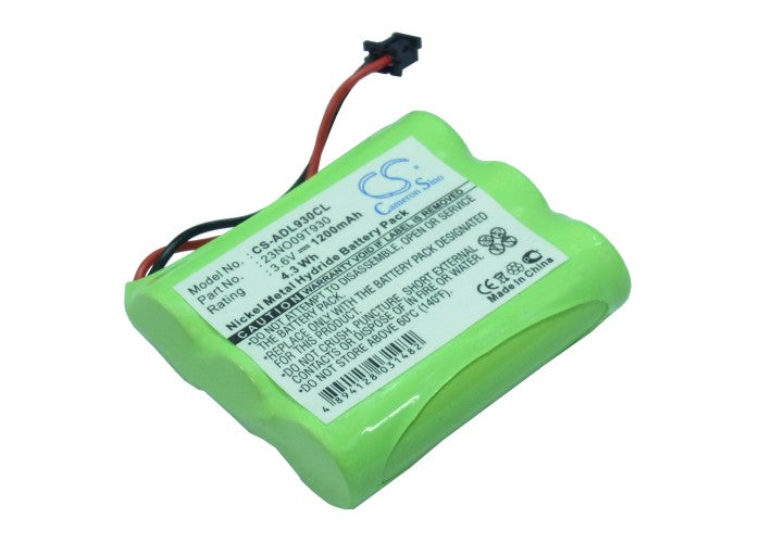 Audioline CDL930 CDL931 CDL950 CDL951 Replacement Battery BatteryClerkcom Cordless Phone