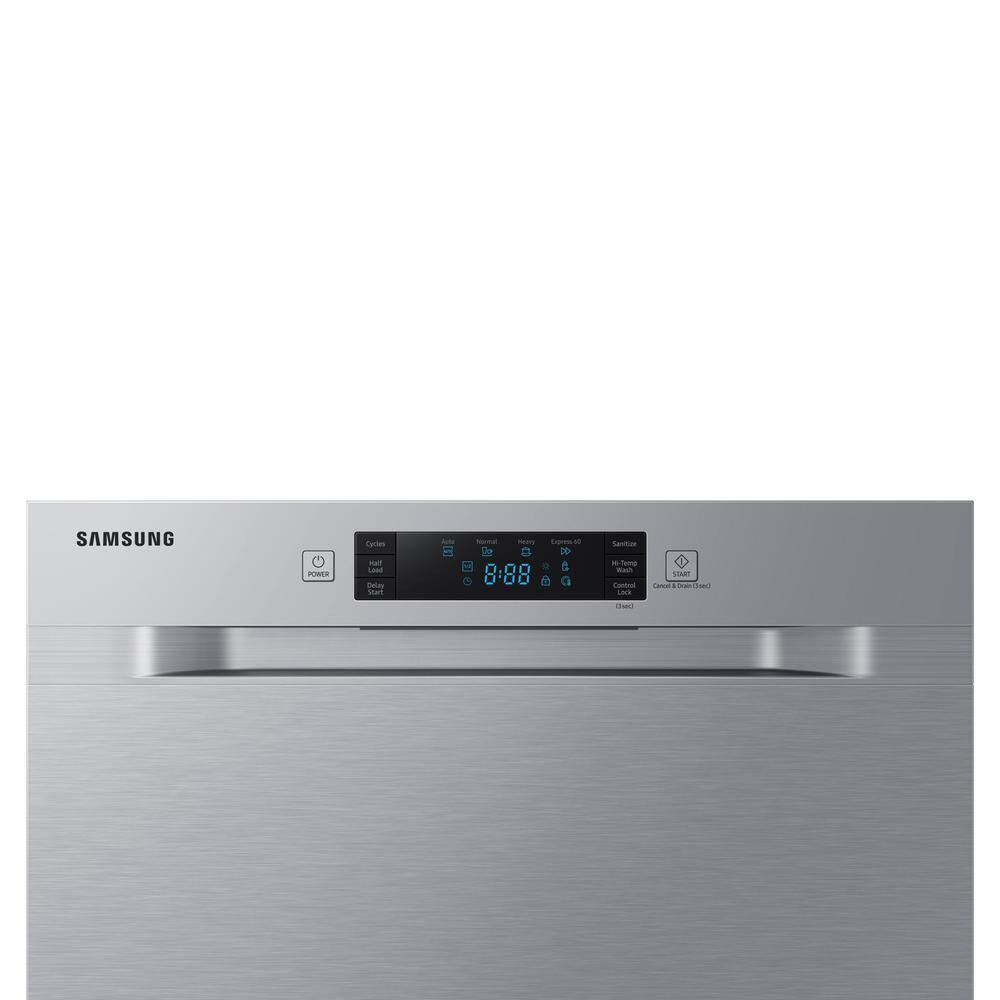  24 in. Front Control Tall Tub Dishwasher in Stainless Steel with Stainless Steel Tub ADA Compliant 52 dBA DW60R2014US