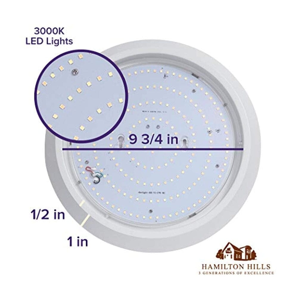 New Round Smart Flush Ceiling Light LED Disc Shaped 12