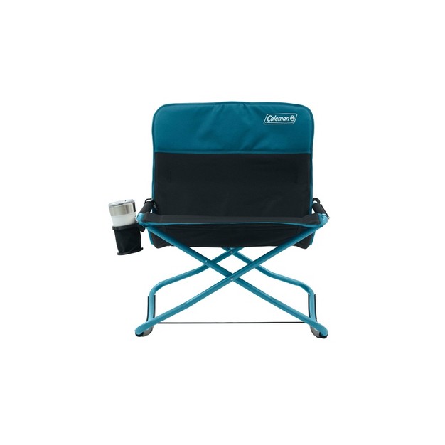 Coleman Cross Rocker Outdoor Portable Chair Deep Ocean