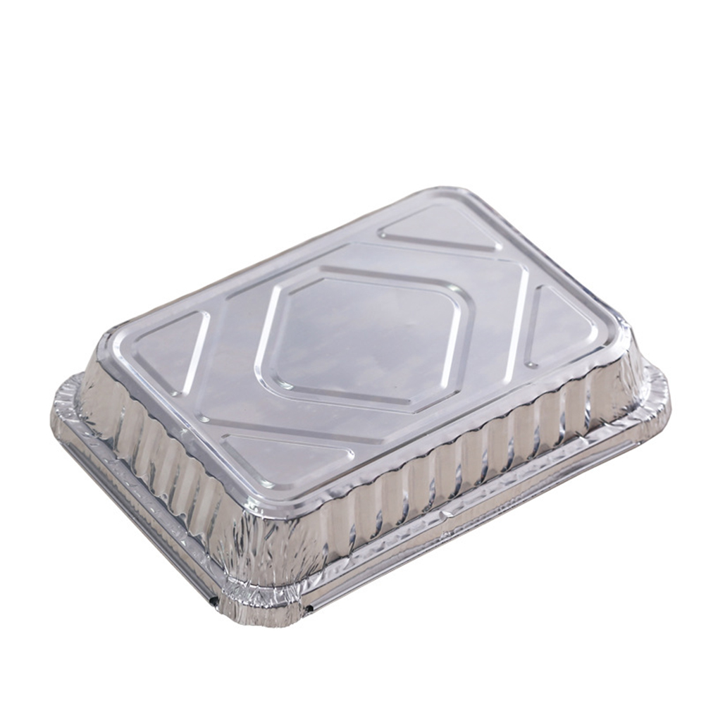 BESTONZON 10pcs Chafing Pans Disposable Aluminum Foil Steam Table Deep Pans Roaster Pans