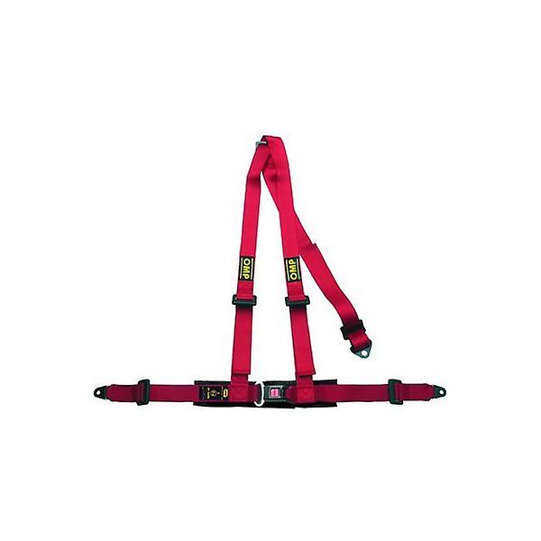 3 Point Attachment Harness OMP Road 3 Red