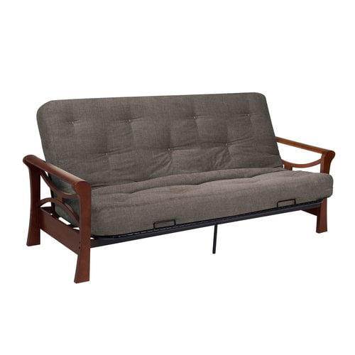 Serta Diablo Dark Cherry sofa w/ Cypress deco fabric futon