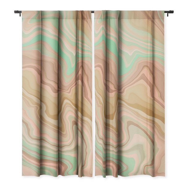 1pc Blackout Window Curtain Panel Deny Designs