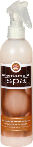 Best Shot Scentament Spa Botanical Body Splash Cinnamon and Spice Dog and Cat Spray， 8-oz bottle