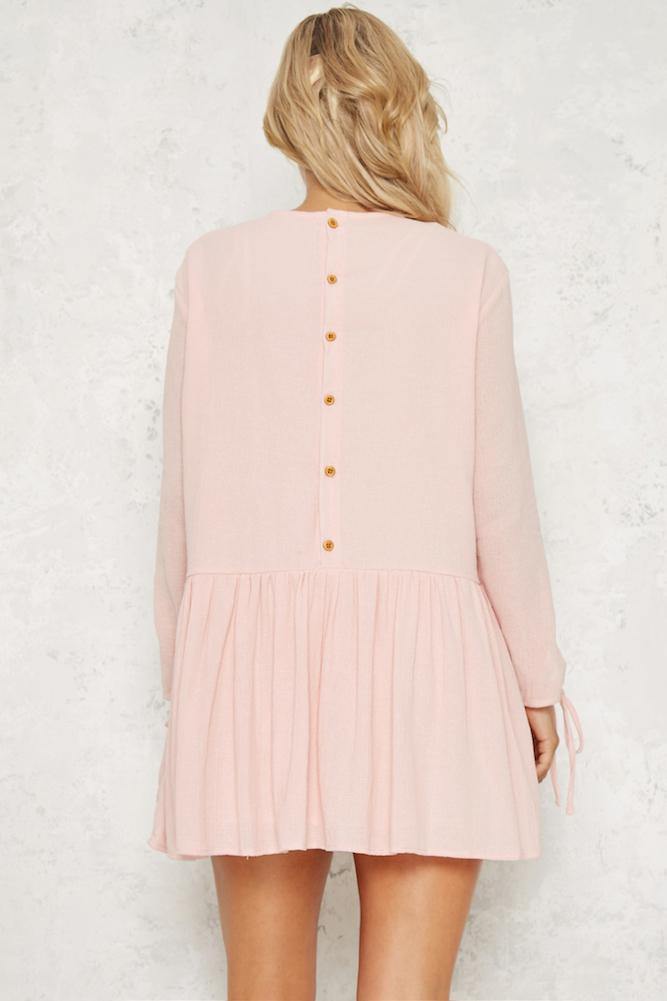 On Sight Dress Blush