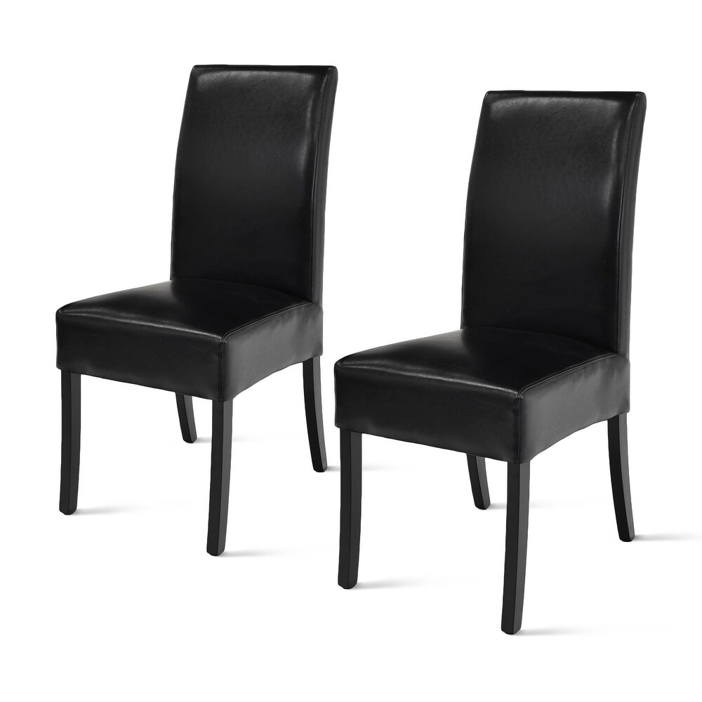 Valencia Bicast Leather Chair Set of 2