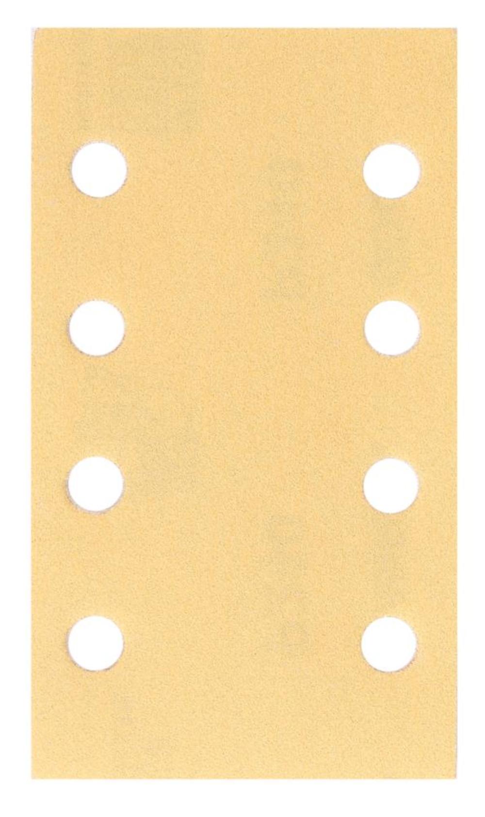 Gold Sanding Net Grip Sheet ; 2.75 In. x 7.75 In. 80 Grit ; Qty 50