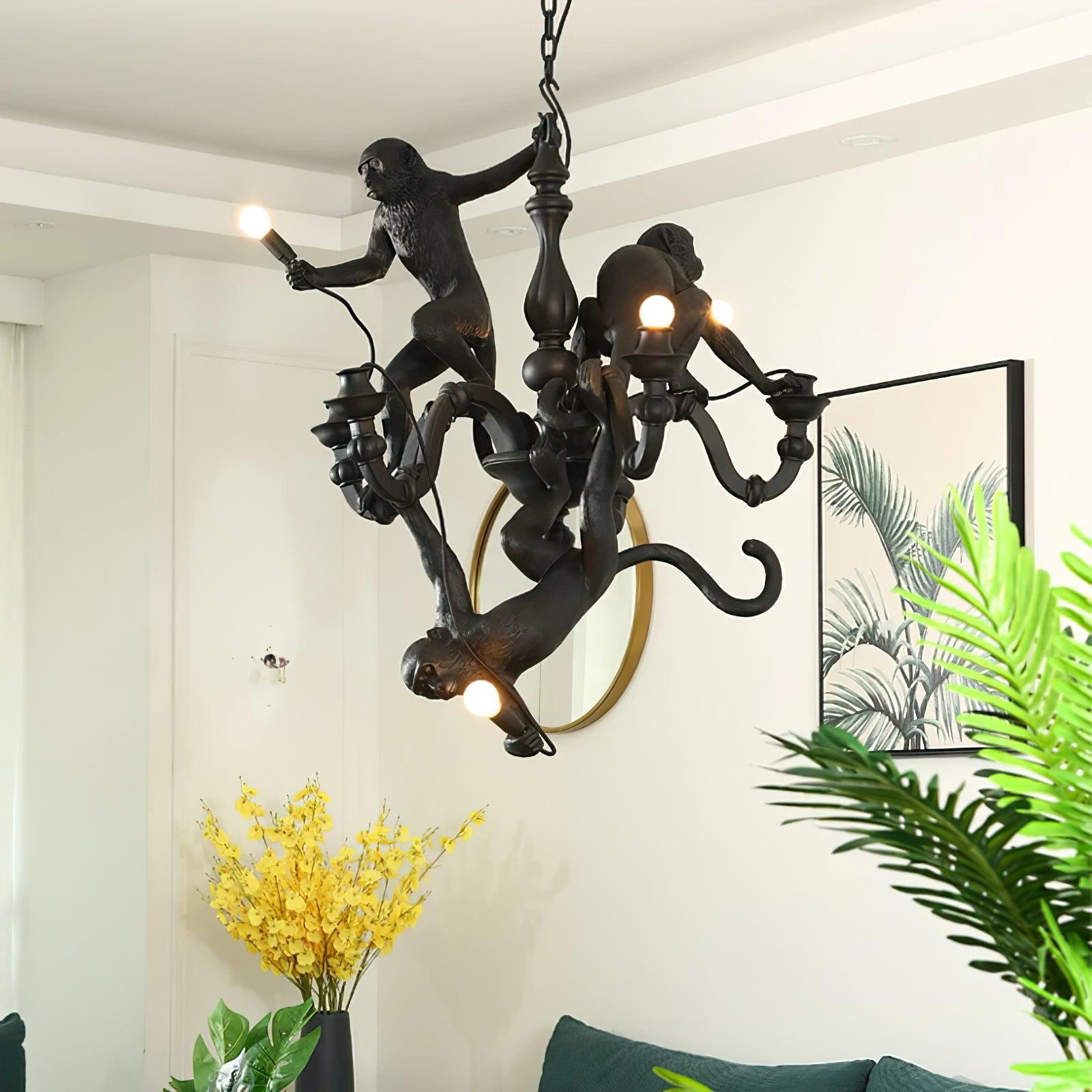 Monkey Chandelier