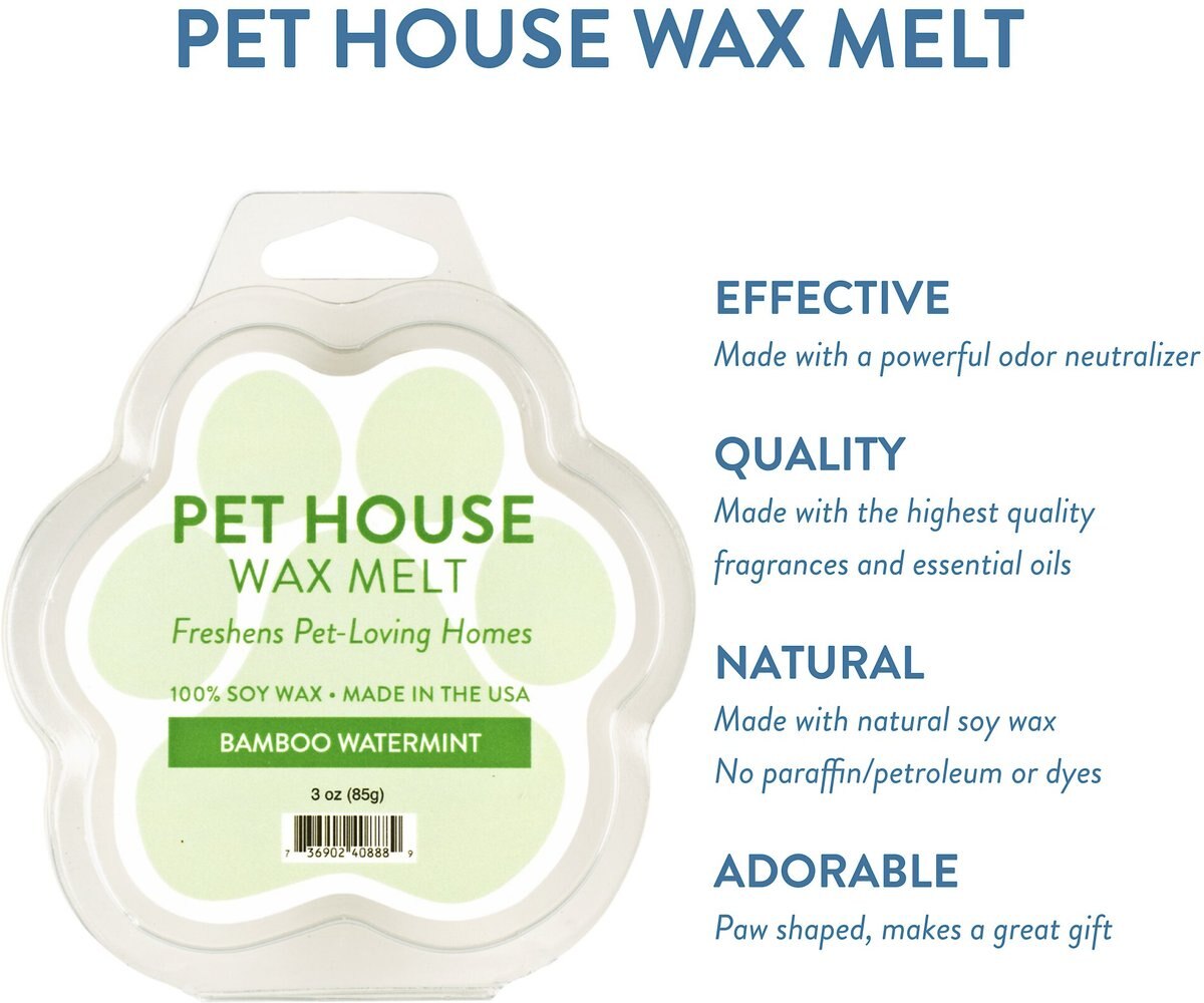 Pet House Bamboo Watermint Natural Soy Wax Melt