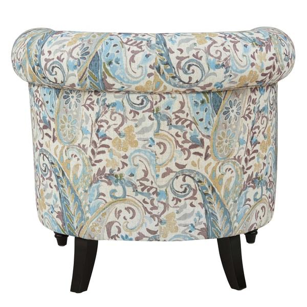 Gracewood Hollow Mungoshi Multi Blue Paisley Arm Chair