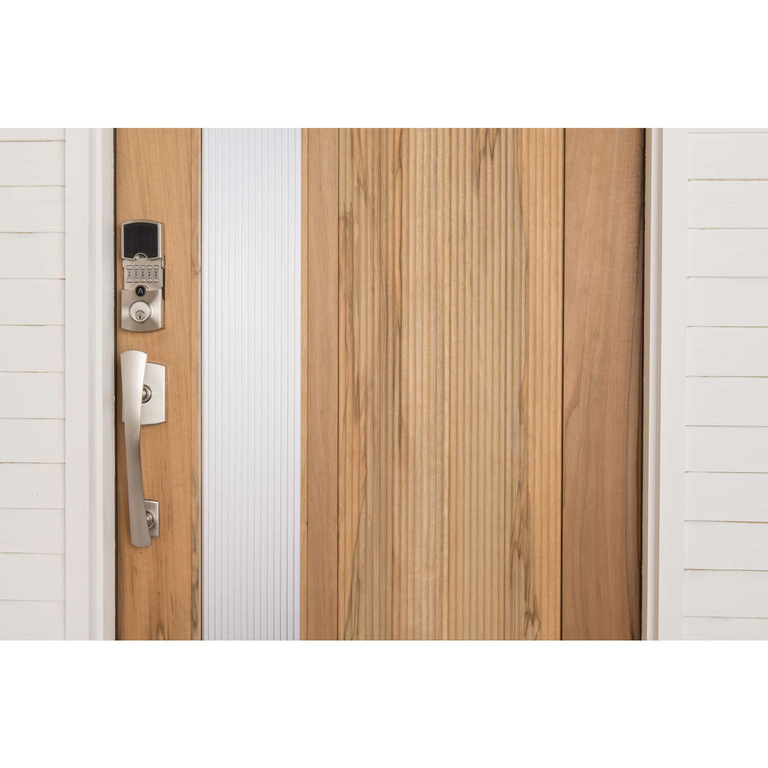 Hampton ARRAY Cooper Satin Nickel Zinc Wifi Deadbolt