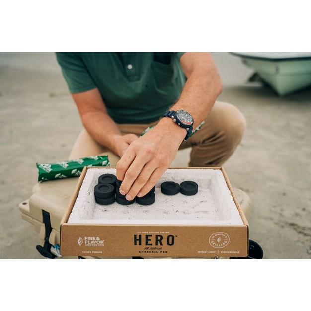 Fire amp Flavor Hero 8pk Charcoal Refill