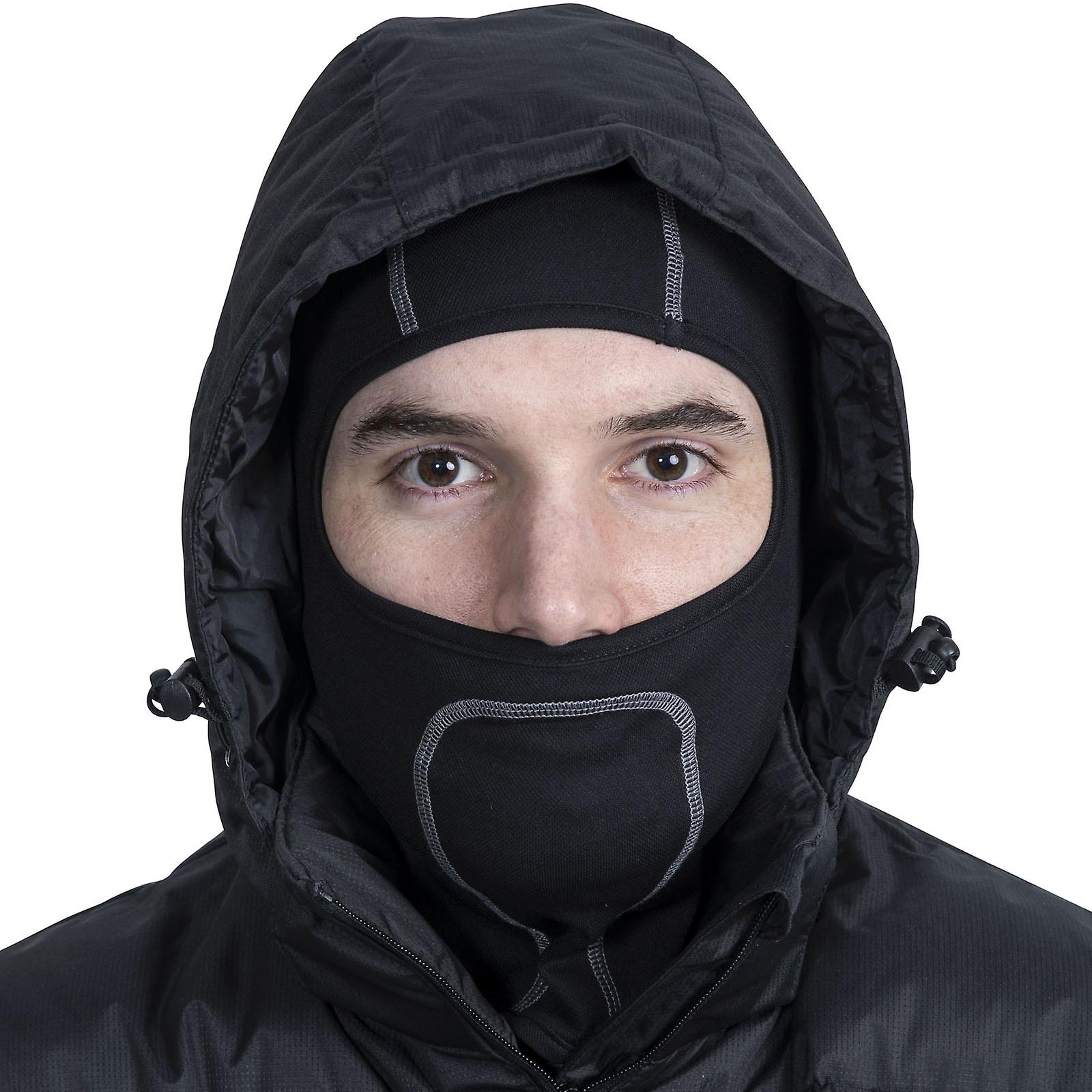 Trespass Adults Moulder Lightweight Outdoors Skiing Hiking Balaclava - Black