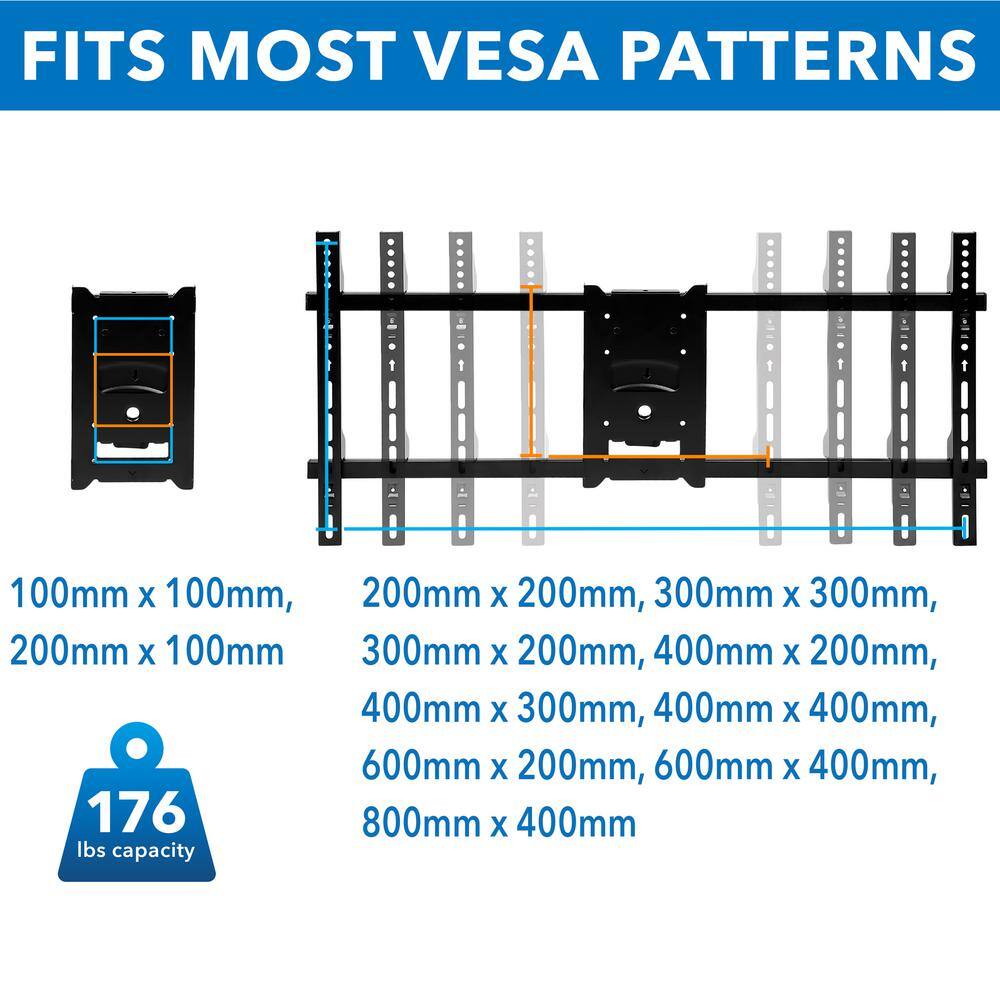 mount-it! Dual TV Wall Mount with Extension MI-392