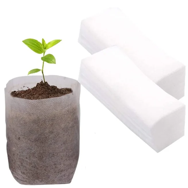 Plant Nursery Bags Non Woven Cloth Biodegradable Nursery Bags Garden Supplies For Vegetable Flower Saplings Tree Agriculture