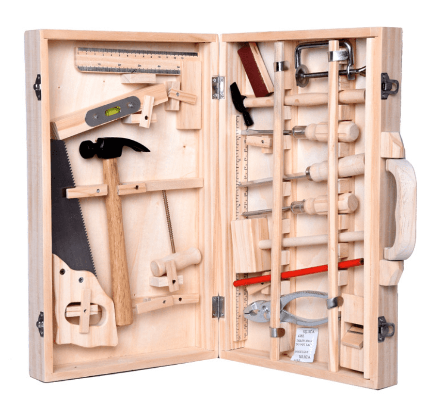 Maintenance Tools Toys Wooden Tool Set Construction Accessories Set for Kids Educational Toy Woodworking Box Puzzle Set