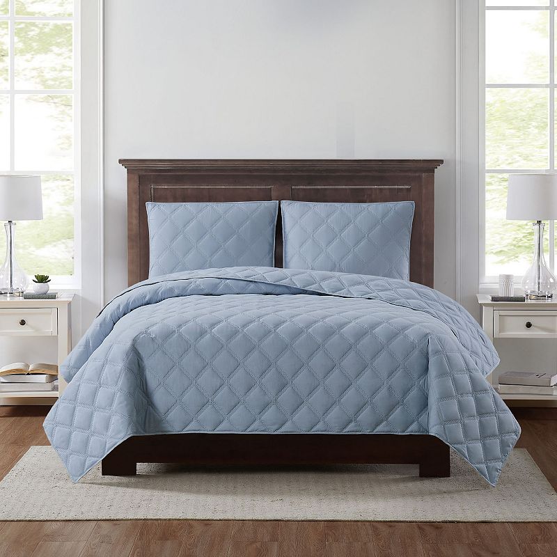 Truly Soft Everyday 3D Puff Quilted Quilt Set