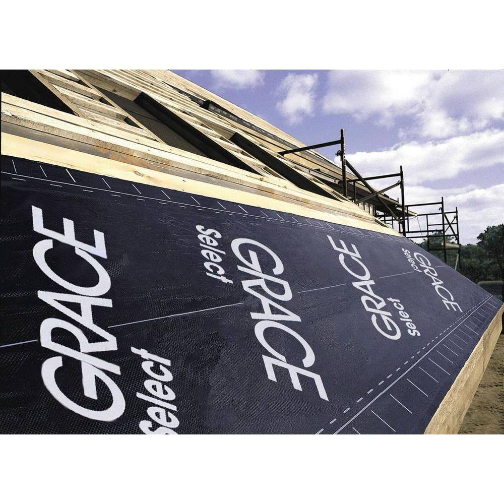 GCP Applied Technologies Grace Select 36 in. x 65 ft. Roll Self Adhered Roofing Underlayment (195 sq. ft.) 5003200