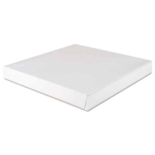 SCT Lock-Corner Pizza Boxes， 16 x 16 x 1.88， White， Paper， 100/Carton (1450)