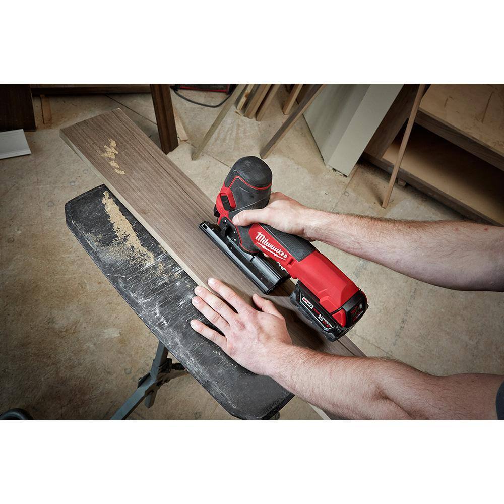 MW M18 FUEL 18V Lithium-Ion Brushless Cordless Compact Router and Barrel Grip Jig Saw Set (Tool-Only) 2723-20-2737B-20