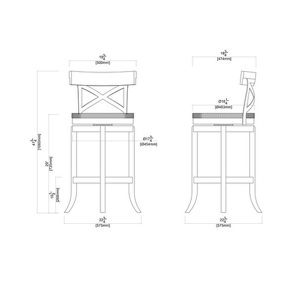 Myrtle Swivel Bar Stool