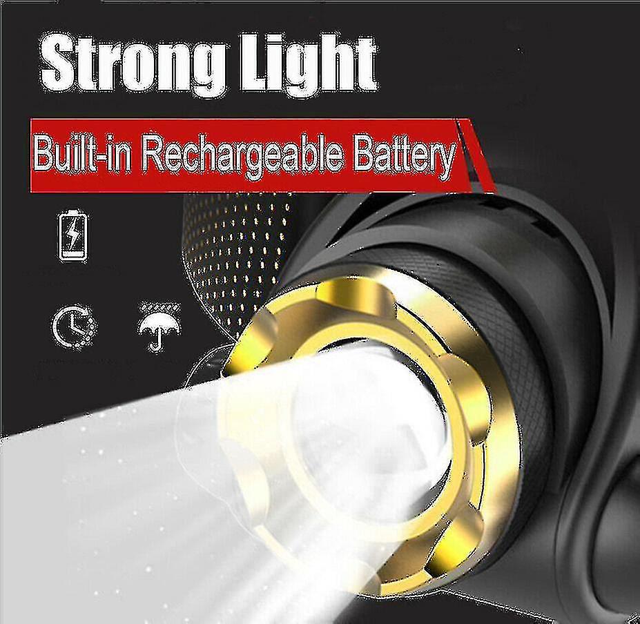 990000lm Led Headlamp Rechargeable Headlight Zoomable Head Torch Lamp Flashlight