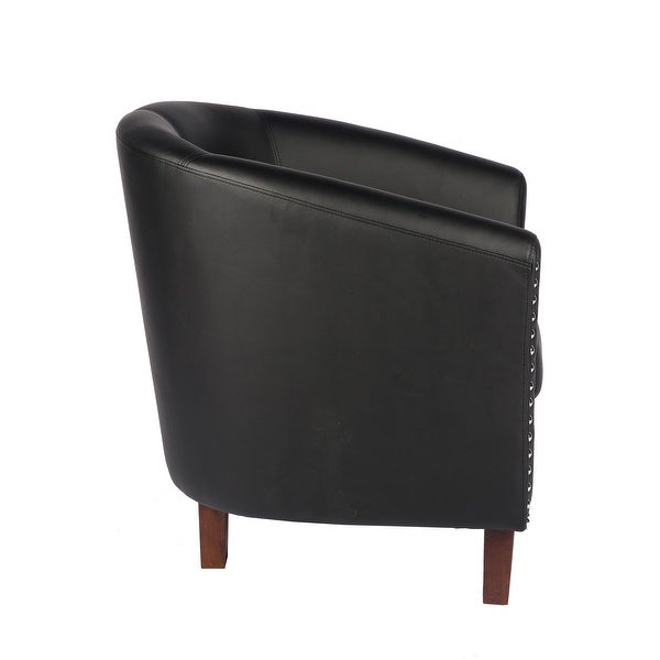 Carson Carrington Junsele PU Leather Accent Club Chair