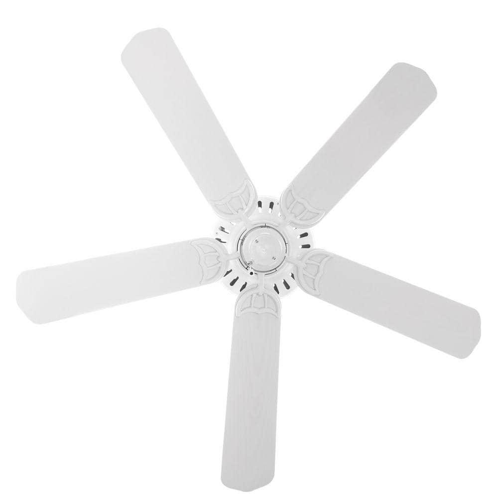 Hunter Bridgeport 52 in IndoorOutdoor White Ceiling Fan with Remote