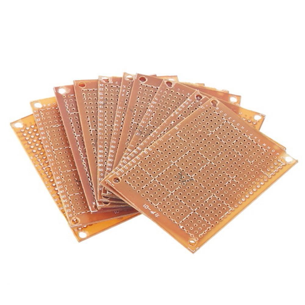 10pcs Super Deals 10pcs Prototype Paper Copper Pcb Universal Experiment Matrix Circuit Board 5x7cm Top Sale