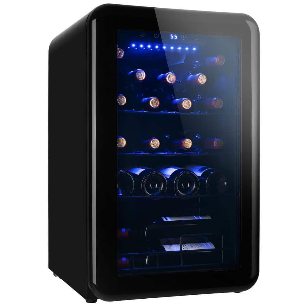 Tidoin 17.3 in. Black Stainless Steel Built-In Outdoor Beverage Center Cooler Refrigerator with LED Lights MRS-YDES-70AAB